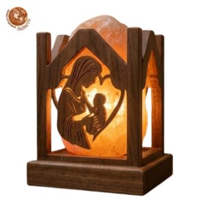 Gideon’s Mother and Child Himalayan Salt Lamp