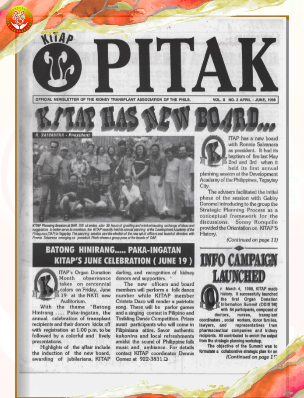 KITAP HAS NEW BOARD