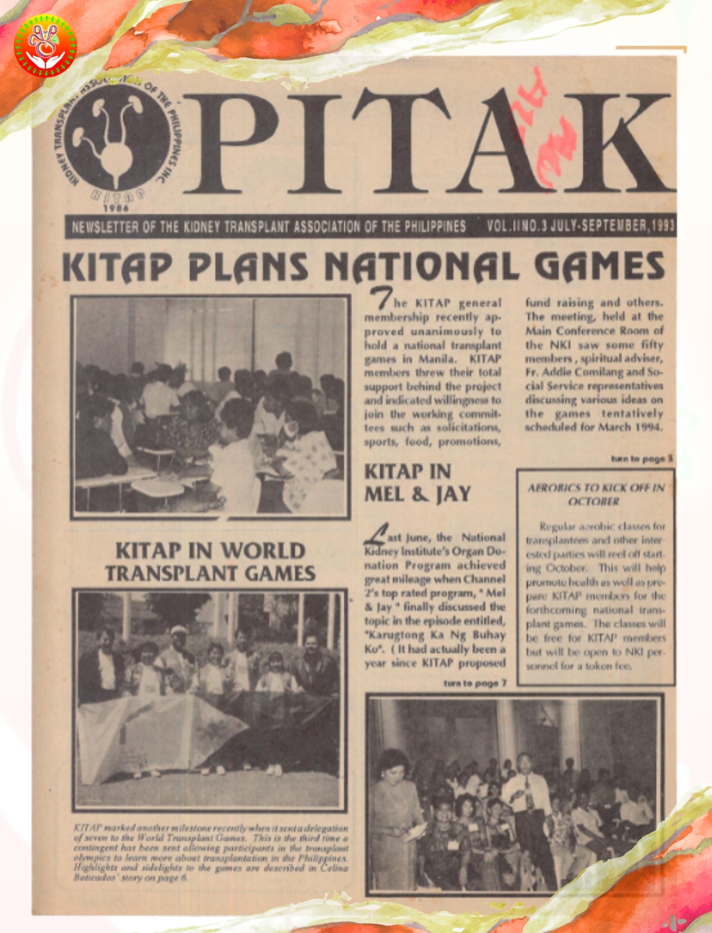 KITAP PLANS NATIONAL GAMES