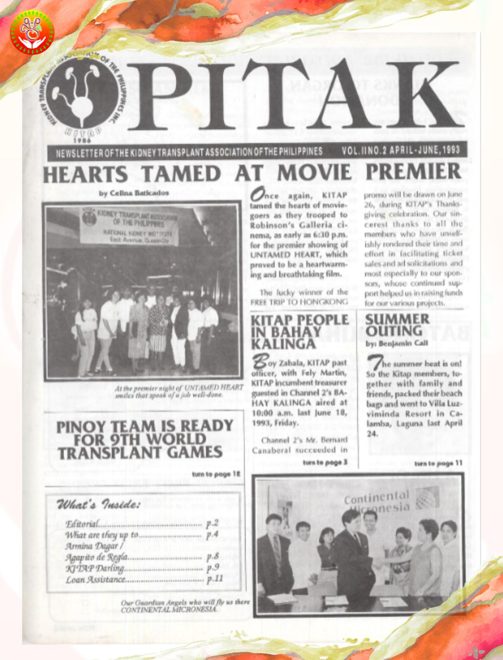 PITAK hearts tamed at movie KITAP